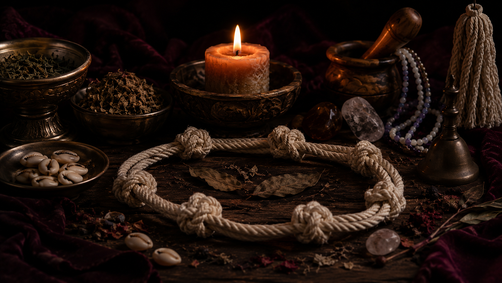 Ritual Candomblé de 7 nudos